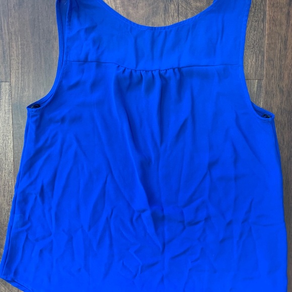 Royal Blue Blouse - No Label - Picture 2 of 2